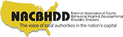 National Association of County Behavioral Health & Developmental Disability Directors logo.