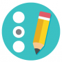 a pencil in a foam green circle to the right of 3 selection circles
